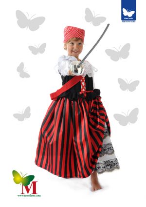 disfraz bucanera pirata capitana movilnen